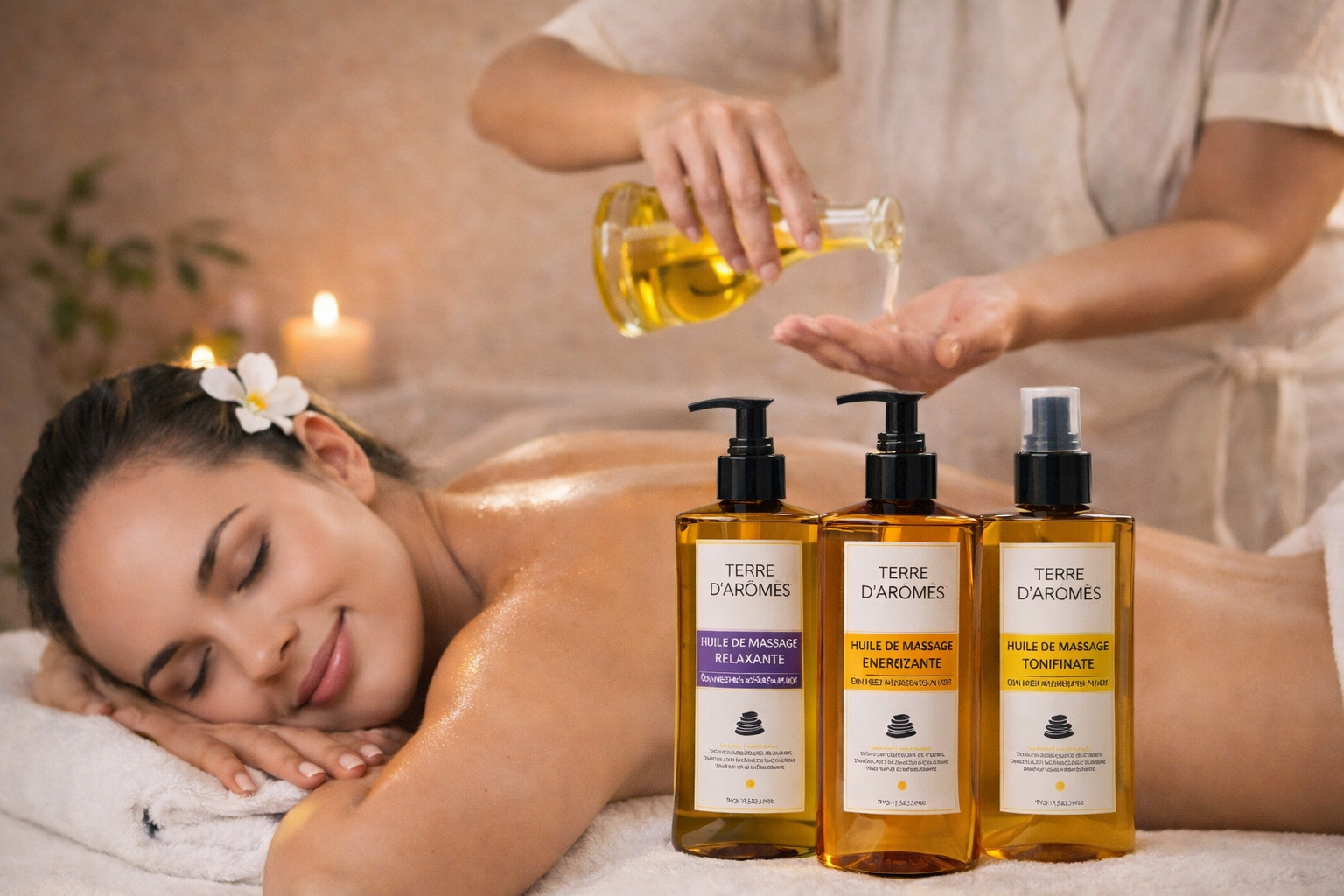 huile massage