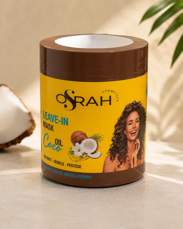 Leave-In Mask Coco Oil 500 ml – Cheveux Curly & Bouclés