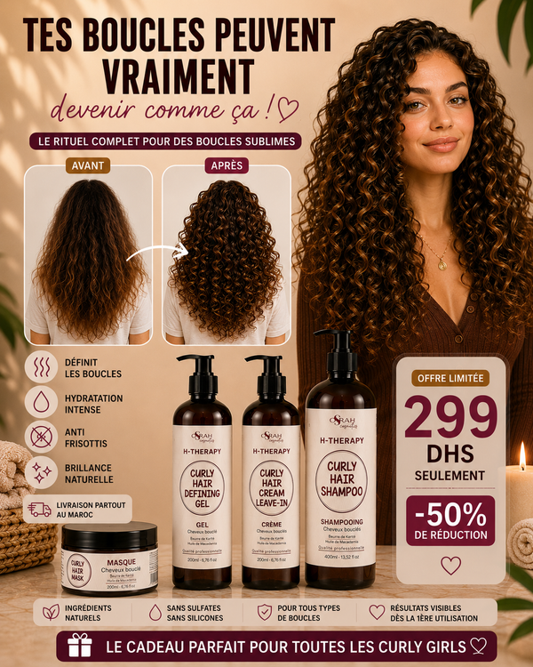 Pack Curly Hair Care – Pack Cheveux Bouclés (4 Produits)