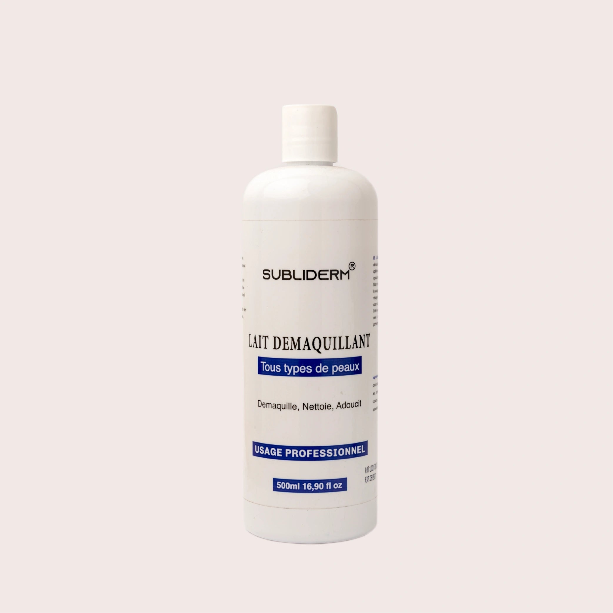 Lait démaquillant – tous types de peaux
