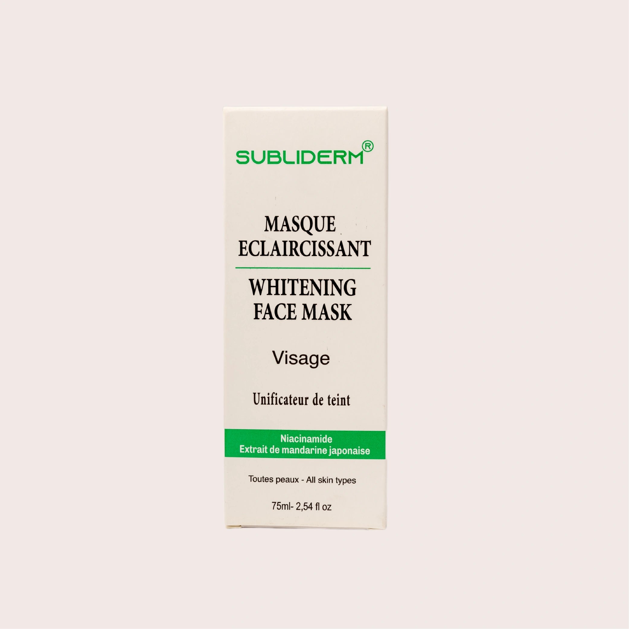 Masque éclaircissant Osrah Cosmetics