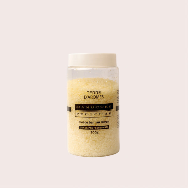 sel de bain au citron