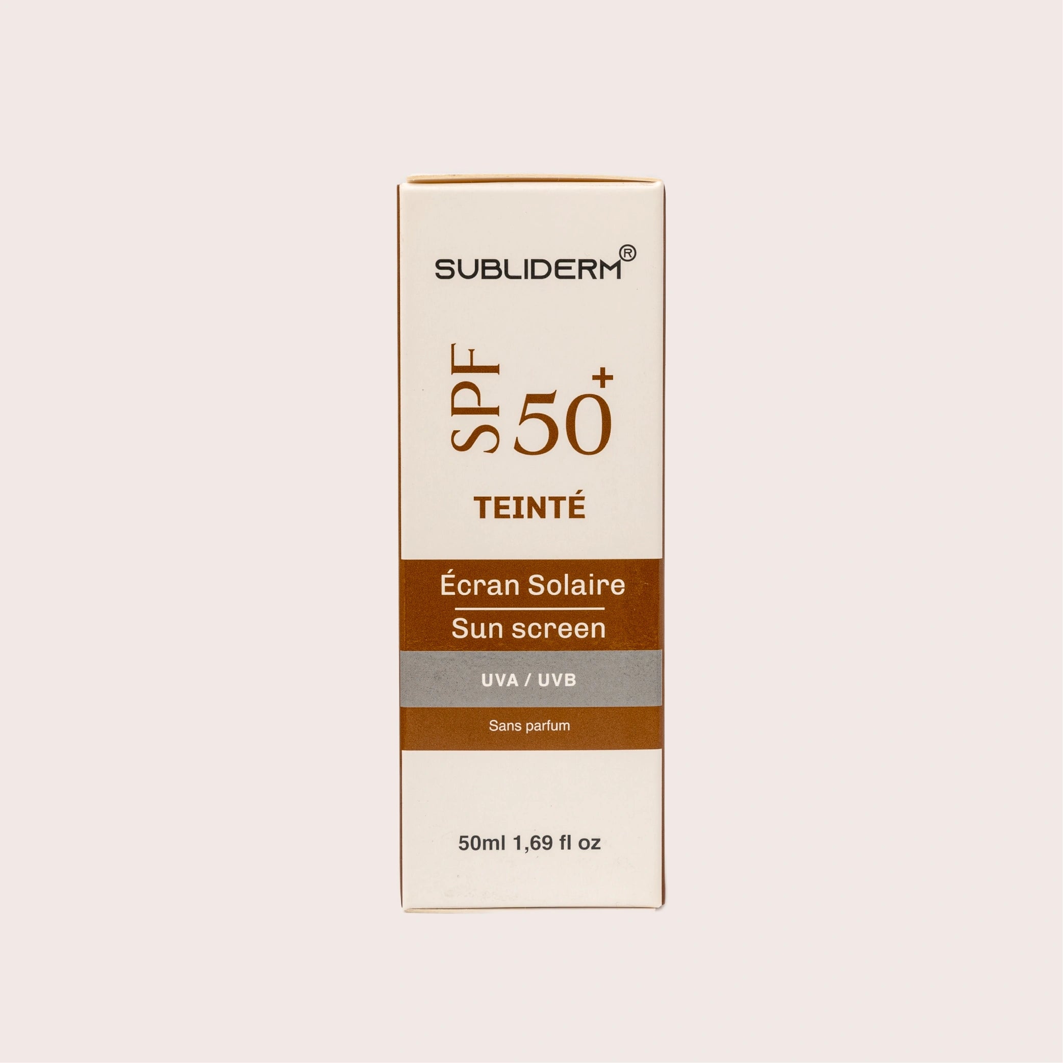 Écran solaire teinté SPF 50+