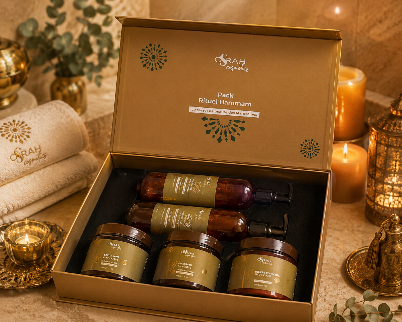 Pack Hammam / Coffret Hammam – Osrah Cosmetics