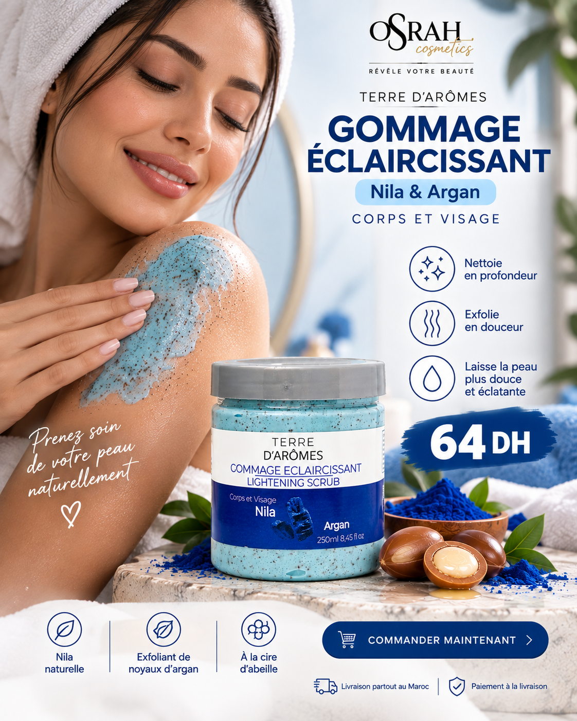 Gommage Eclaircissant Nila Argan