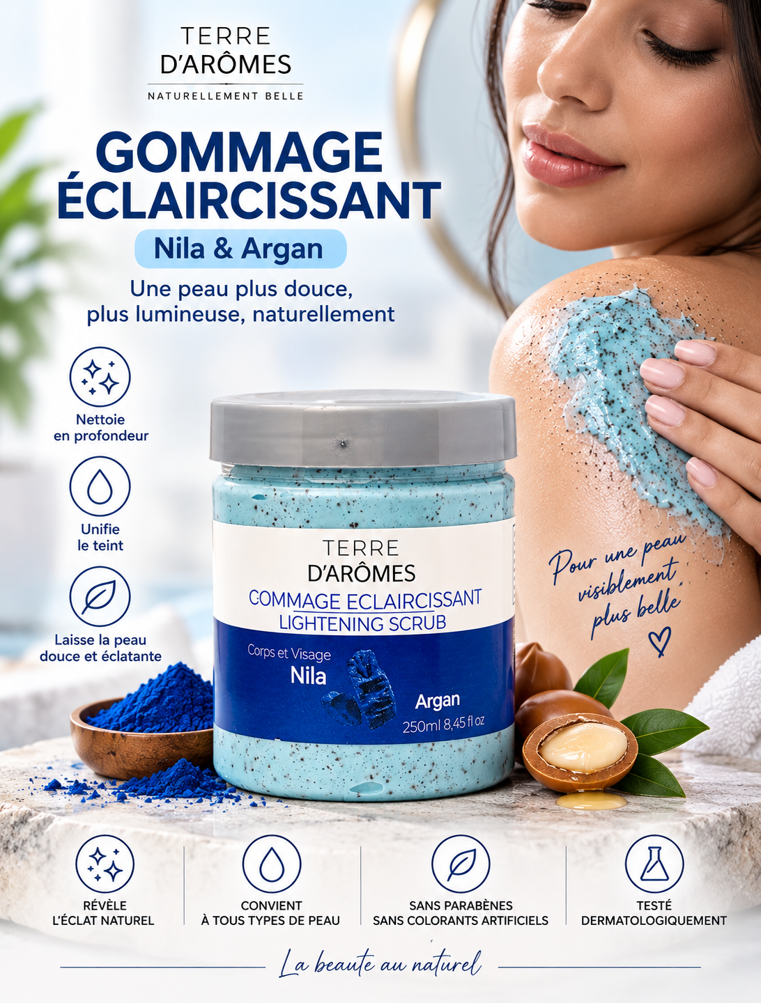 Gommage Eclaircissant Nila Argan