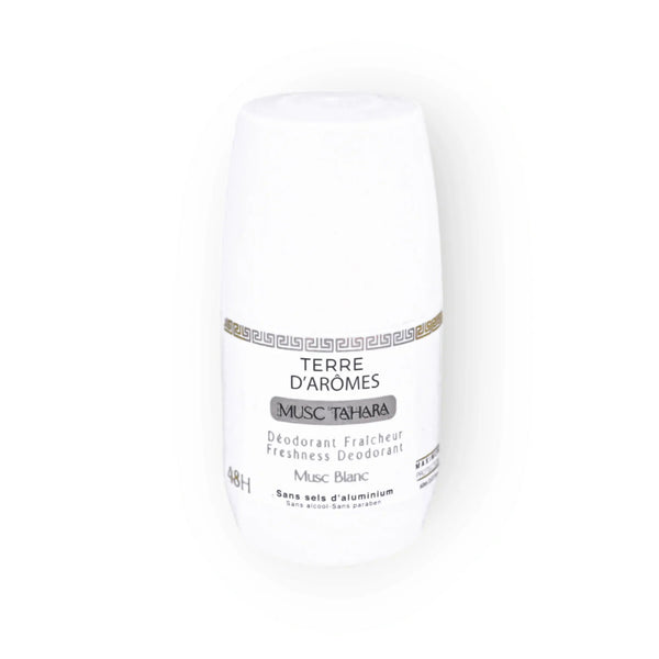 DEODORANT ROLL-ON PARFUME AU MUSC BLANC TAHARA Osrah Cosmetics