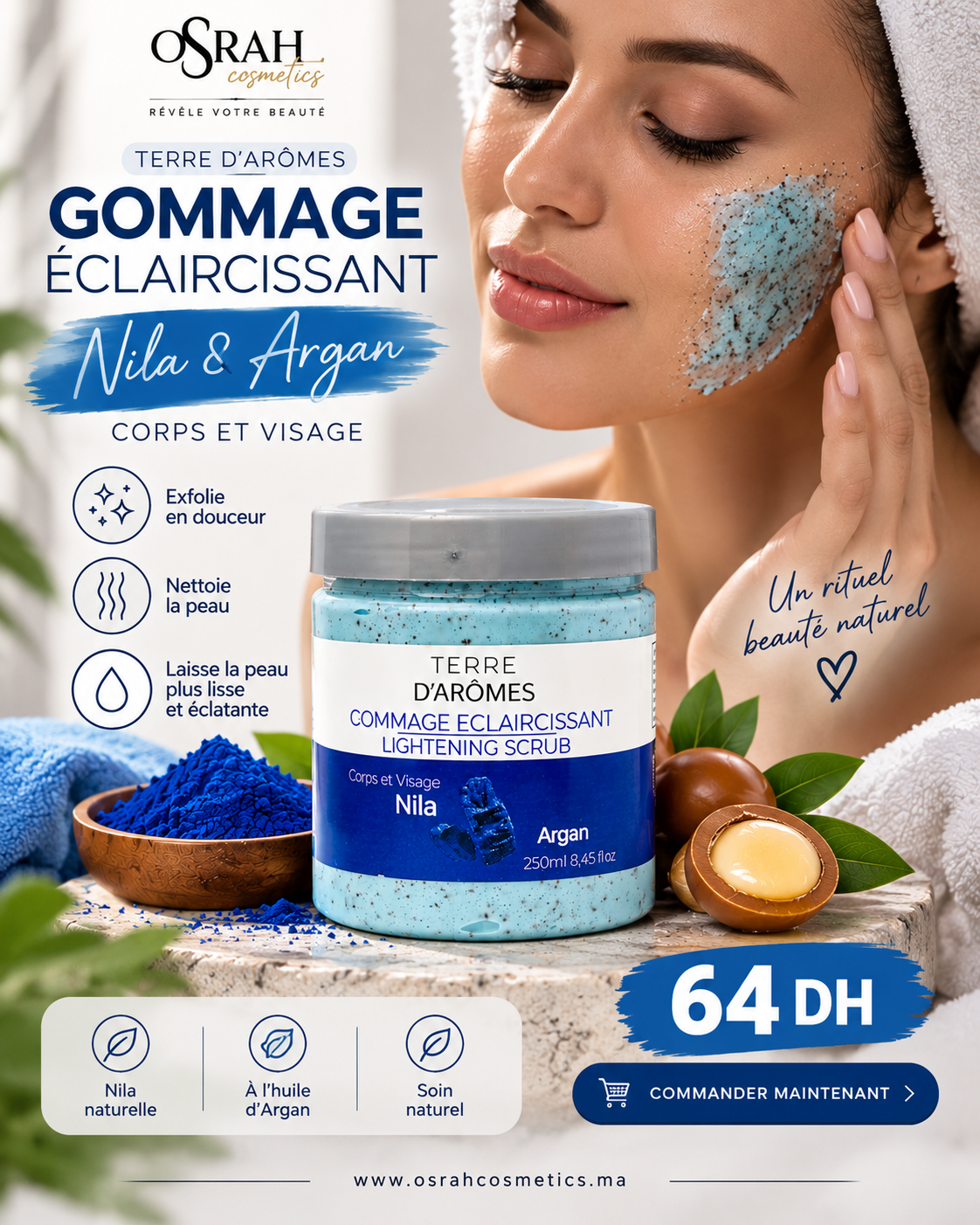 Gommage Eclaircissant Nila Argan