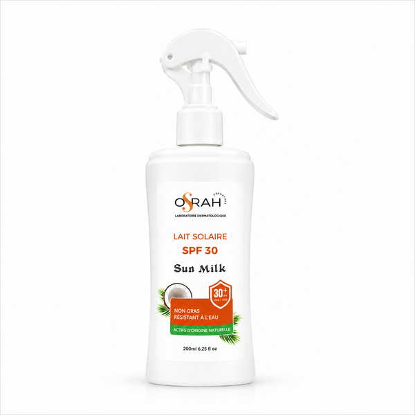 Lait Solaire SPF 30 OSRAH – Protection UVA/UVB