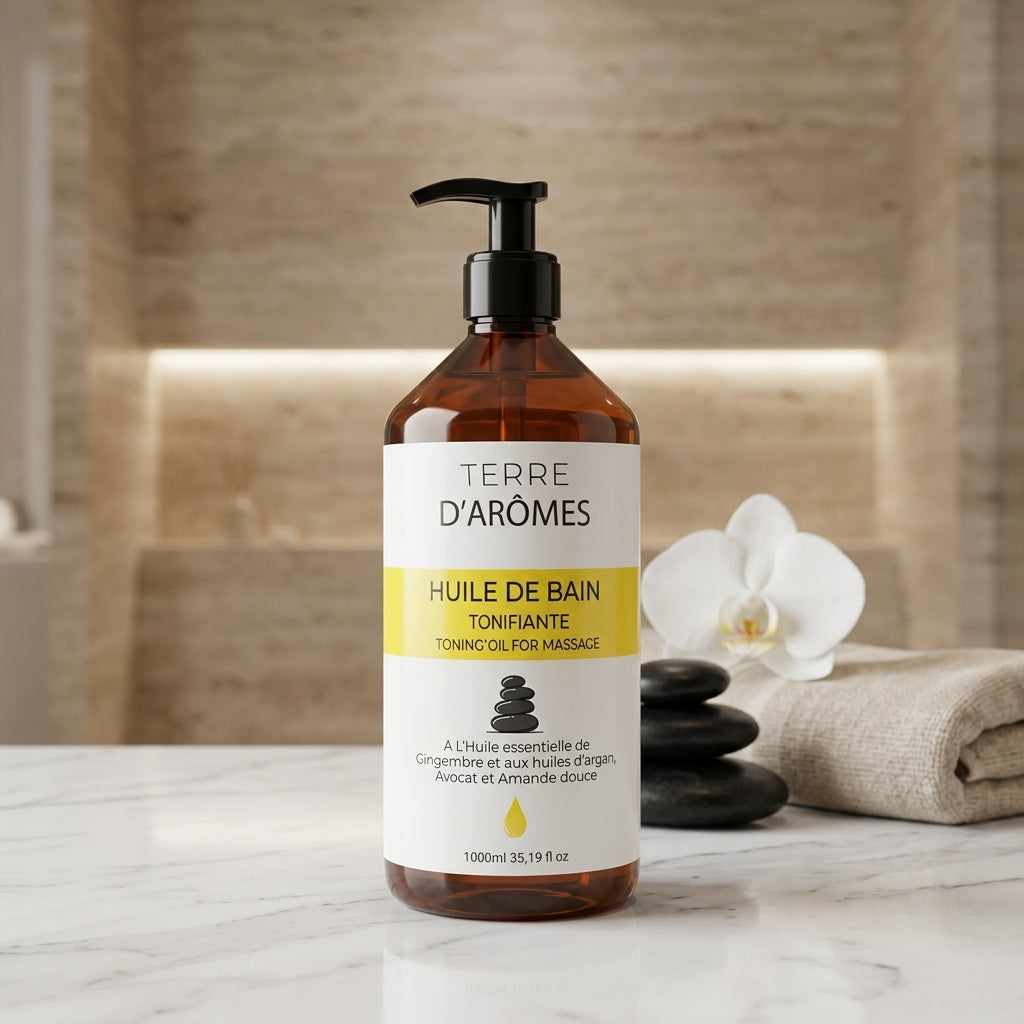Huile de massage tonifiante